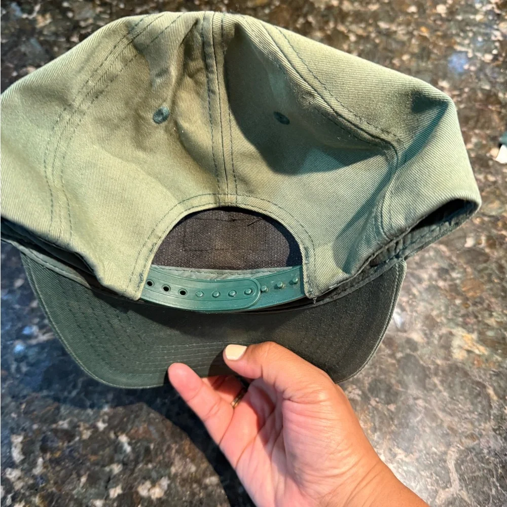 Obey Vintage ? Green Yellow Black‎ Naturally Distressed Cap